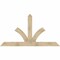 Ekena Millwork Richland Rough Sawn Timber Gable Bracket, Douglas Fir, 84"W x 45"H x 2"D x 6"F, 13/12 Pitch GBW084X45X0206RIC00RDF - alternate 1